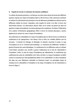 Caractères pluviométriques et zones à risques d'inondations