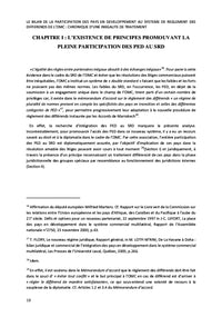 La participation au Système de règlement des différends de l'OMC