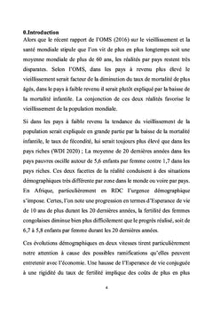Impact du dividende démographique sur la croissance économique