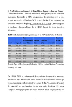 Impact du dividende démographique sur la croissance économique