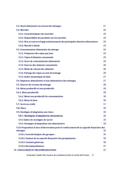 Besoins de Moyens de Subsistance des ménages pauvres de Yorosso