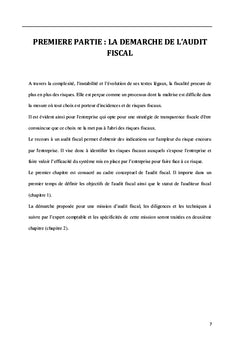 Démarche d'audit fiscal et diligences liées aux crédits d'impôts
