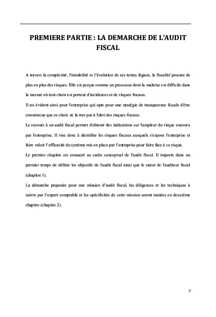 Démarche d'audit fiscal et diligences liées aux crédits d'impôts