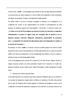 Démarche d'audit fiscal et diligences liées aux crédits d'impôts