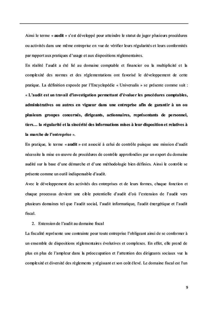 Démarche d'audit fiscal et diligences liées aux crédits d'impôts