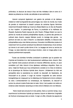 La question de l'hybride dans Autumn de Philippe Delerm
