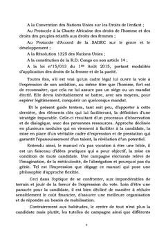 Le manuel de la candidate en période électorale