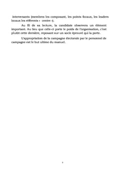 Le manuel de la candidate en période électorale