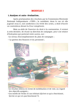 Le manuel de la candidate en période électorale