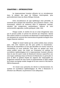 Trypanosomiase Humaine Africaine (THA), Zone de Santé de Kwamouth