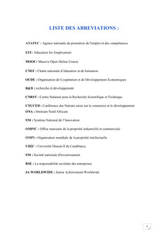 Impact des programmes dédiés à l'entrepreneuriat innovant