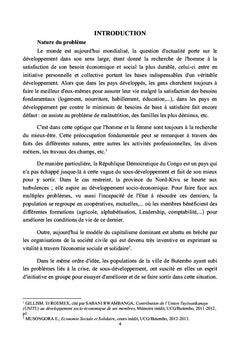Analyse des Institutions Solidaires dans le secteur de la formation