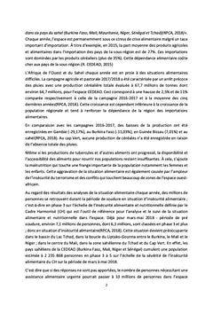 La gouvernance de la sécurité alimentaire en Afrique de l'Ouest