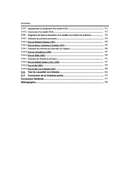 Modèles Non-Linéaires en Prédiction de Séries Temporelles