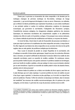 Modèles Non-Linéaires en Prédiction de Séries Temporelles