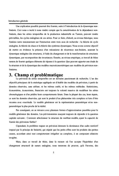 Modèles Non-Linéaires en Prédiction de Séries Temporelles