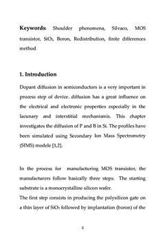 Comparison between Boron and Phosphorus diffusion profiles in MOS tran