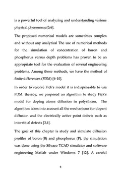 Comparison between Boron and Phosphorus diffusion profiles in MOS tran