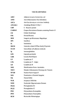 Maladie de Crohn: étude épidémiologique