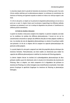 Dégradation de polluants organiques par photocatalysé hétérogène