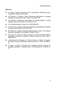 Dégradation de polluants organiques par photocatalysé hétérogène