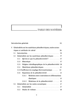 Ondes acoustiques transverses dans les multicouches piézoéletriques