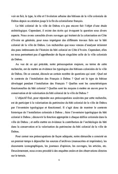 L'archéologie du bâti colonial : cas de la ville de Dabou