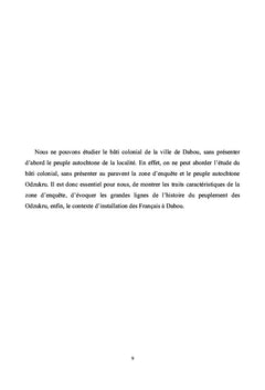 L'archéologie du bâti colonial : cas de la ville de Dabou