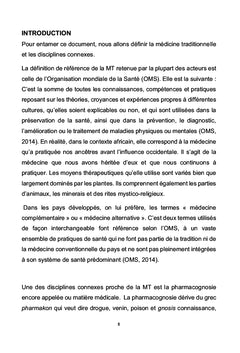 Pourquoi les Médecins devraient s'intéresser à la Médecine Traditionnelle