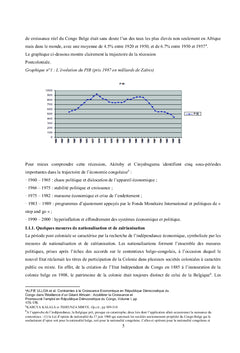 Impact de la fiscalité sur la croissance économique de la RDC