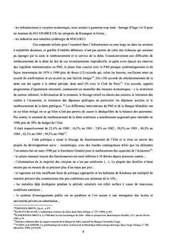 Impact de la fiscalité sur la croissance économique de la RDC