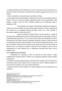 Impact de la fiscalité sur la croissance économique de la RDC