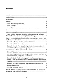 La politique de contrôle au sein des organisations publiques