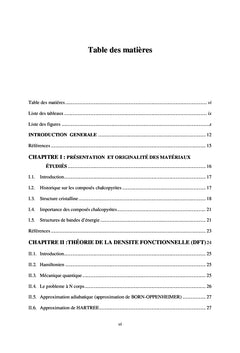 Etude des propriétés physique des chalcopyrites ternaire et quaternair
