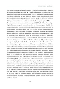 Etude des propriétés physique des chalcopyrites ternaire et quaternair