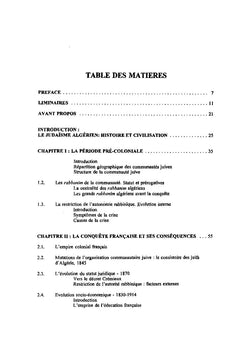 Les Juifs d'Algérie