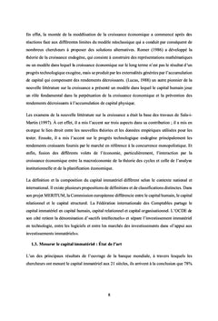 Impacts du capital immatériel sur la richesse des nations