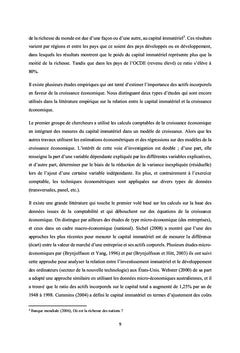 Impacts du capital immatériel sur la richesse des nations
