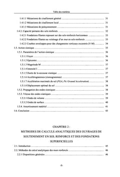 Réponse d'un mur de soutènement renforcé sollicité en tête