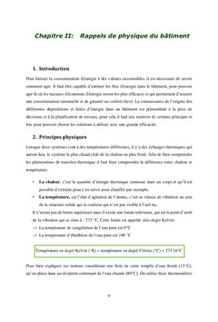 Thermique des bâtiments