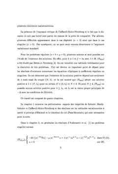 Résolution des équations elliptiques avec exposant critique