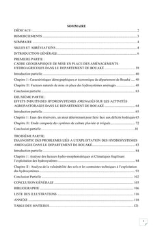 Contribution des hydrosystèmes aménagés aux activités agropastorales