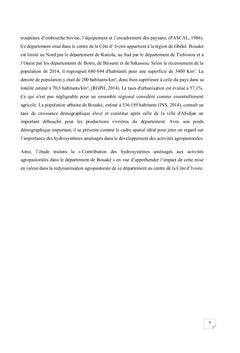 Contribution des hydrosystèmes aménagés aux activités agropastorales