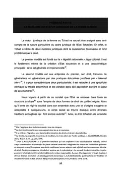 La protection juridique de la femme mariée en droit tchadien