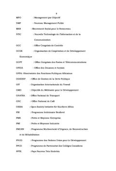 La Gouvernance managériale des Entreprises du portefeuille de l'Etat
