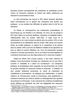 La Gouvernance managériale des Entreprises du portefeuille de l'Etat