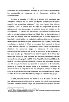 La Gouvernance managériale des Entreprises du portefeuille de l'Etat