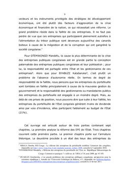 La Gouvernance managériale des Entreprises du portefeuille de l'Etat