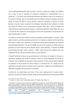 Droits de l'homme et exploitation pétrolière