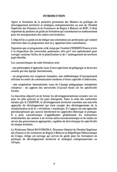 Guide de Formation en Politique Territoriale de Développement Durable - Tome 1